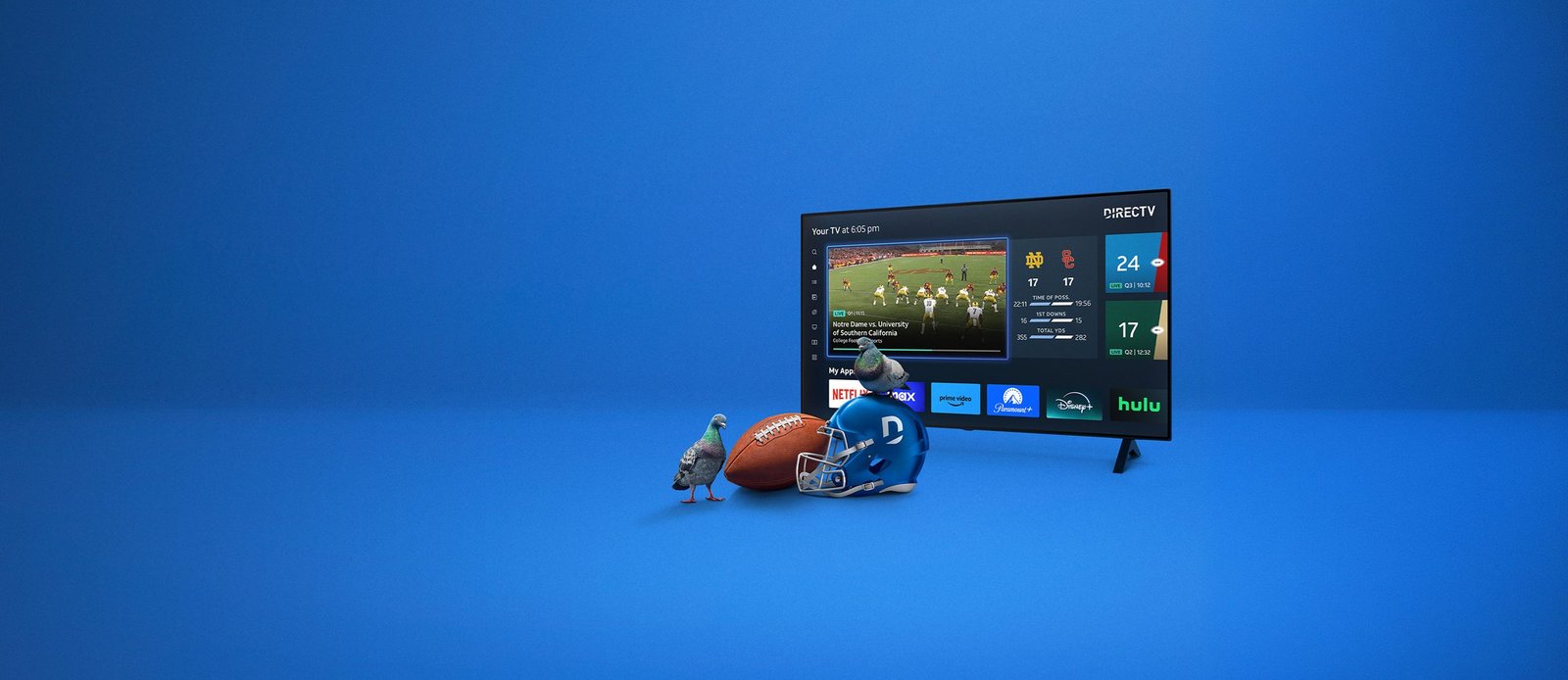 DIRECTV entertainment interface